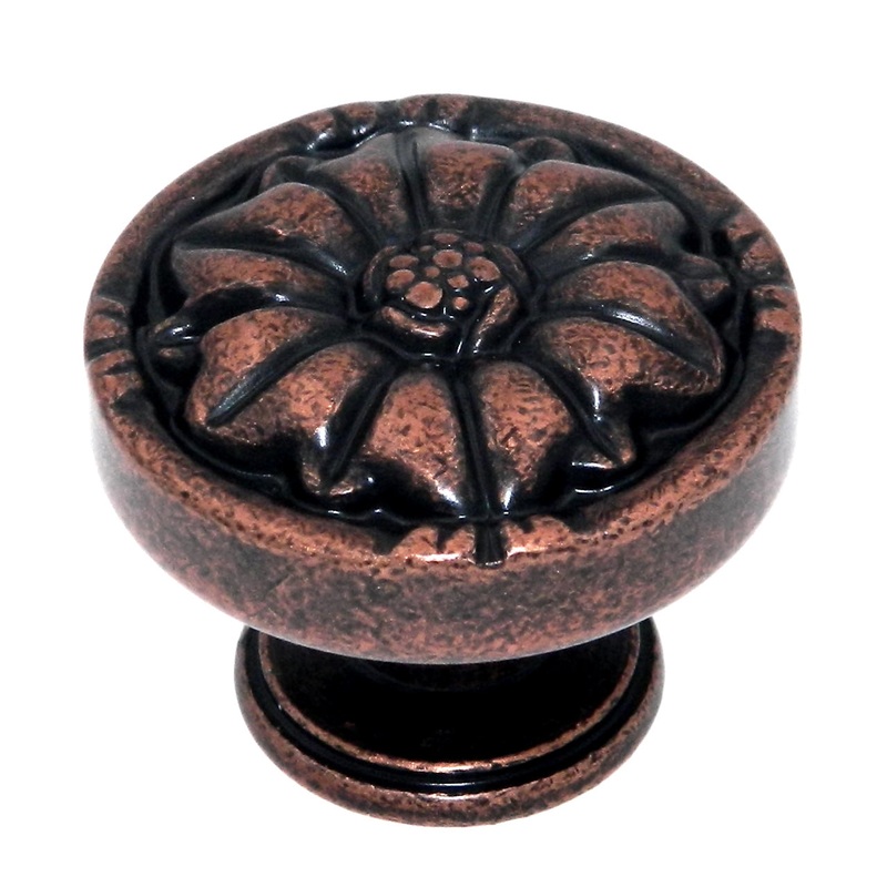 Amerock Natural Elegance Rustic Bronze 1 1/4 Round Cabinet Pull Knob BP1336RBZ