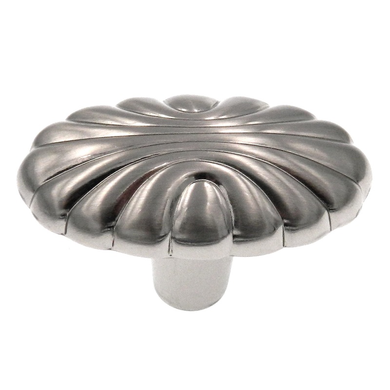 Amerock Natural Elegance Sterling Nickel 1 5/8 Decorative Cabinet Pull Knob BP1338G9