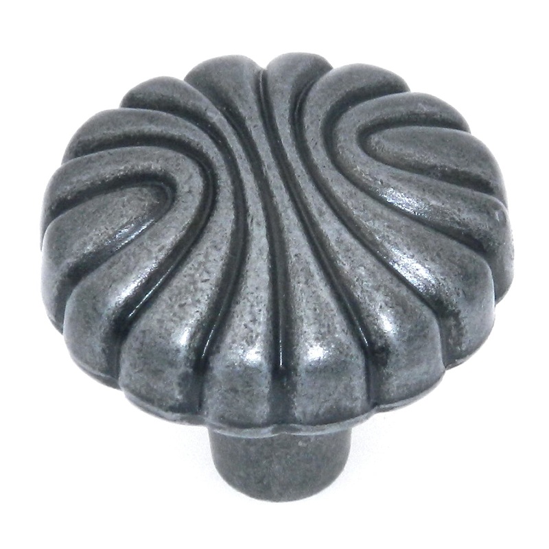 Amerock Natural Elegance Wrought Iron 1 3/8 Round Cabinet Pull Knob BP1337WI