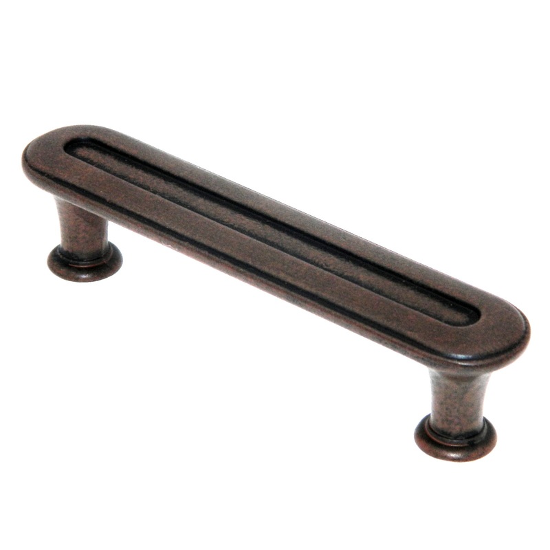 Amerock Porter Antique Rust 3 Center to Center Drawer Bar Pull BP27024ART