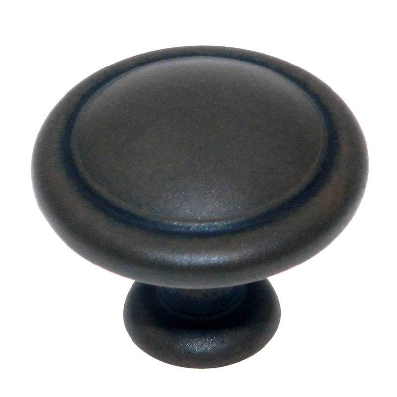 Amerock Reflections Antique Rust 1 1/4 Round Cabinet Pull Knob BP1387ART