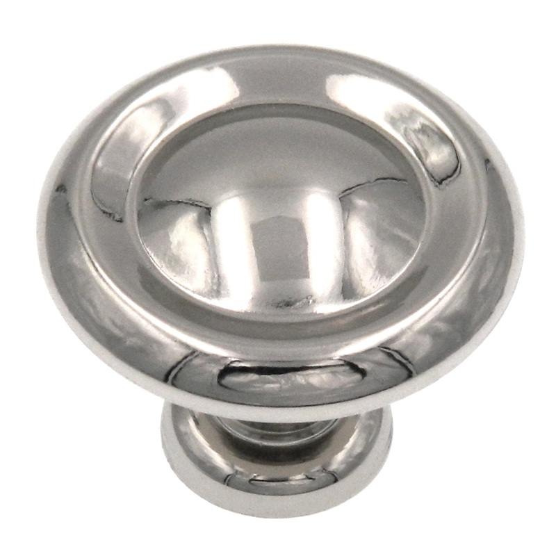 Amerock Reflections Polished Chrome 1 1/4 Round Cabinet Pull Knob BP138626