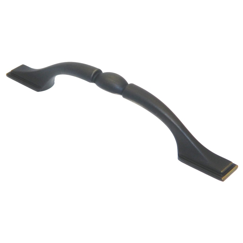 Amerock Sterling Traditions Roman Bronze 3 3/4 (96mm) Center to Center Cabinet Handle Pull BP1312RB