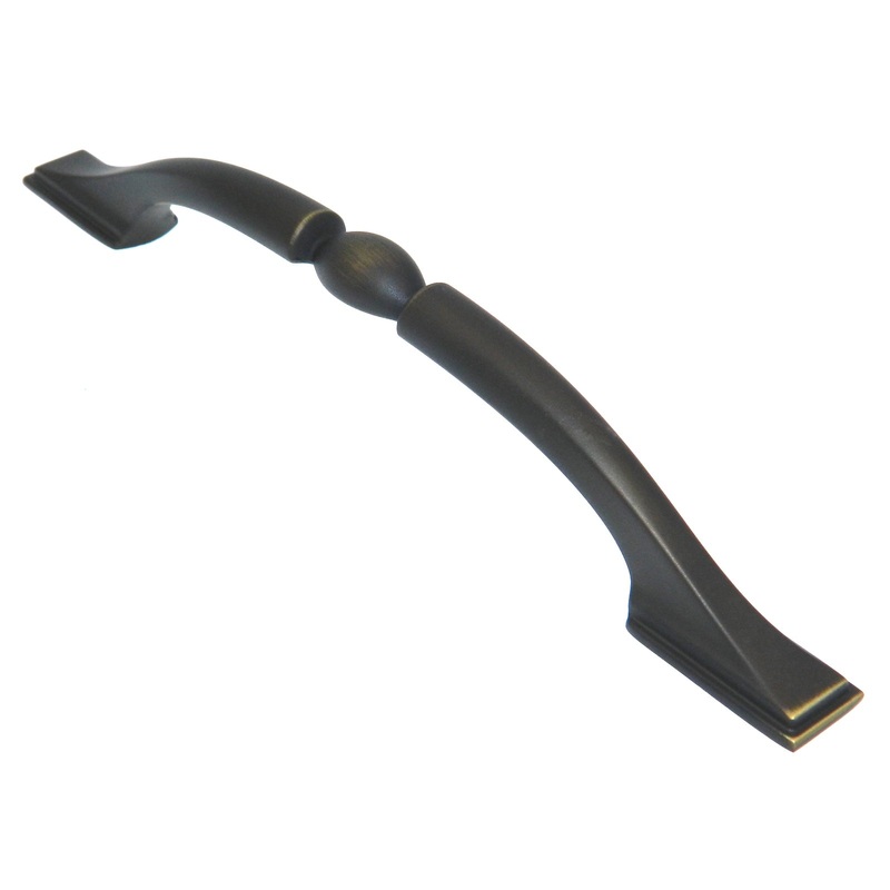Amerock Sterling Traditions Roman Bronze 6 1/4 (160mm) Center to Center Cabinet Handle Pull BP1314RB