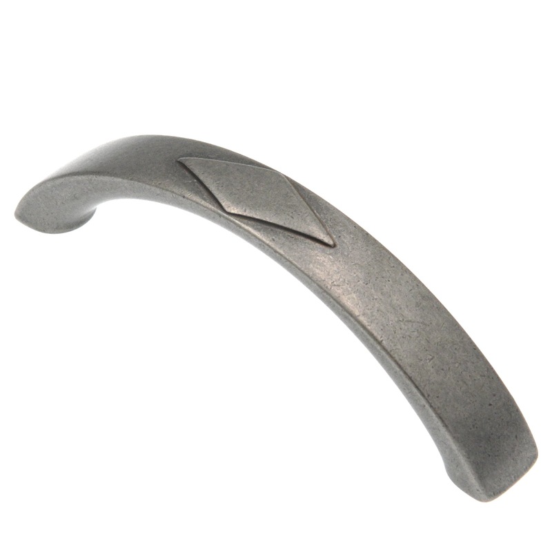 Amerock Vasari Antique Nickel 3 3/4 (96mm) Center to Center Cabinet Handle Pull BP24007AN