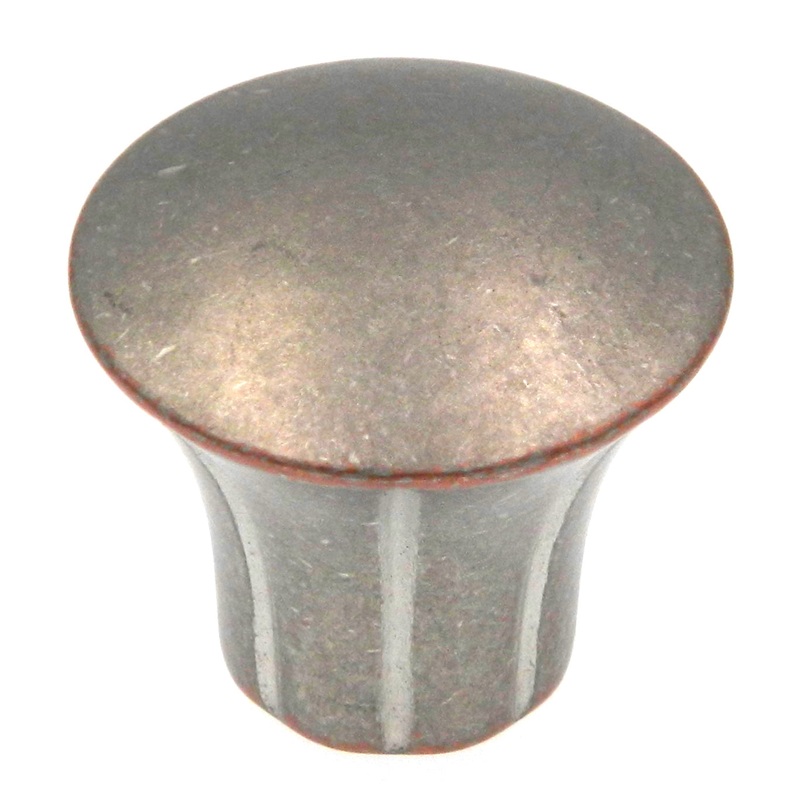 Amerock Vasari Weathered Nickel Copper 1 1/4 Round Cabinet Pull Knob BP24021WNC