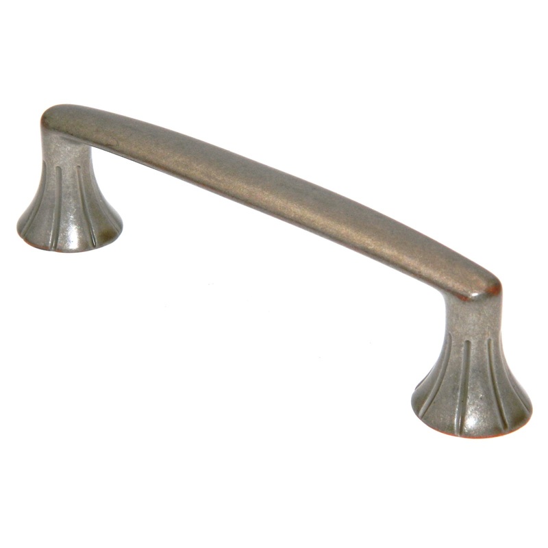 Amerock Vasari Weathered Nickel Copper 3 3/4 (96mm) Center to Center Cabinet Handle Pull BP24020WNC