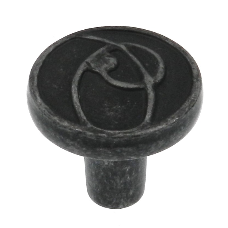 10 Pack Amerock Ambrosia BP4481-WID Wrought Iron Dark 1 1/8 Cabinet Knob Pulls