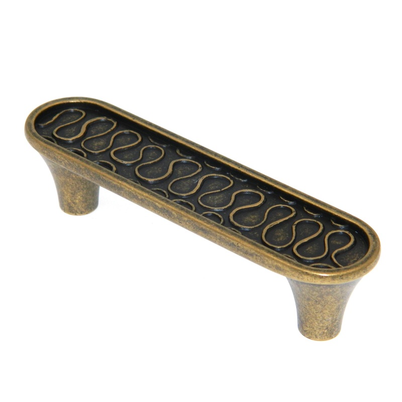 10 Pack Amerock Playful Nature BP26112-R2 Weathered Brass 3cc Cabinet Handles