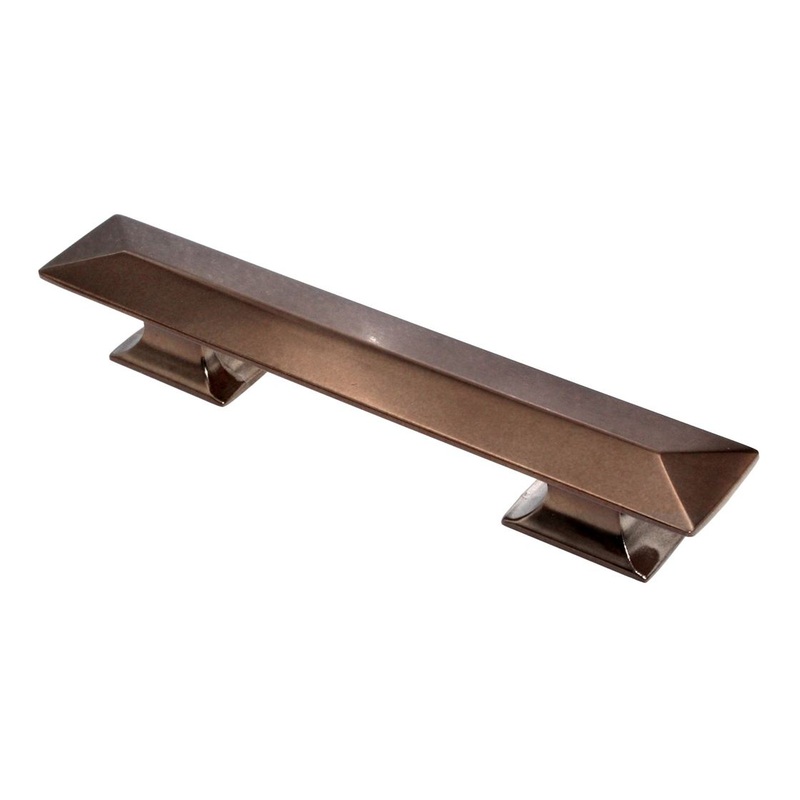 10 Pack Hickory Bungalow Bronze 3 3/4 (96mm) cc Cabinet Bar Pull P2154-VBZ