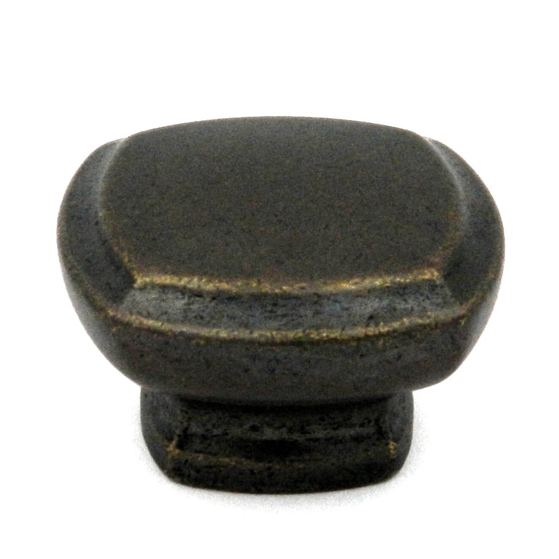 10 Pack Hickory Corinth Windover Antique P3183-WOA 1 5/16 Square Cabinet Knobs
