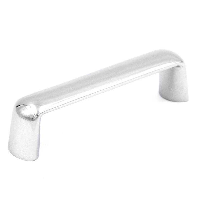 10 Pack Hickory Eclectic  P324-26 Polished Chrome 3cc Arch Cabinet Handle Pull