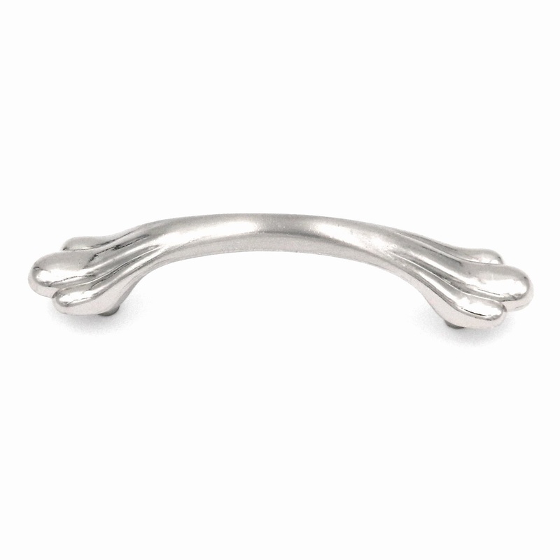 10 Pack Hickory Hardware Newport P525-SC Satin Chrome 3cc Cabinet Handle Pulls