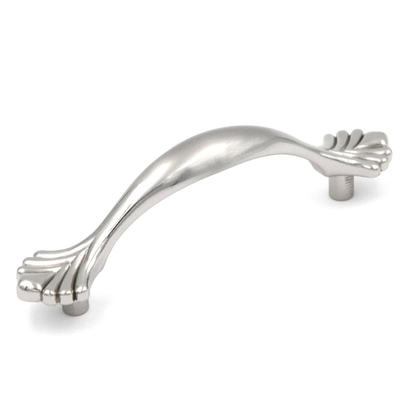 10 Pack Hickory Hardware P347-SC Satin Chrome Eclipse 3cc Cabinet Handle Pull