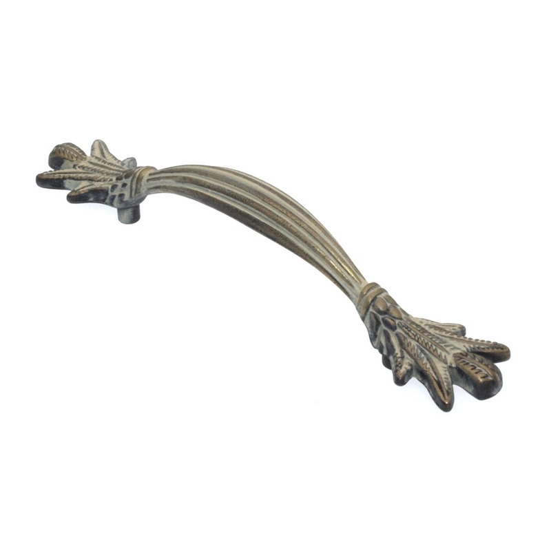 10 Pack Hickory West Indies Antique 3 3/4cc Cabinet Handle Pulls P7530-BOA