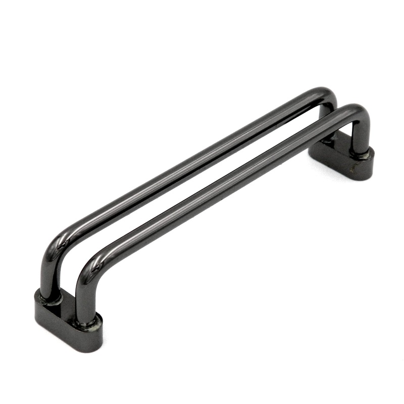 10 Pack Hickory3 3/4 (96mm)cc Black Nickel Double Wire Pulls P9800-BLN