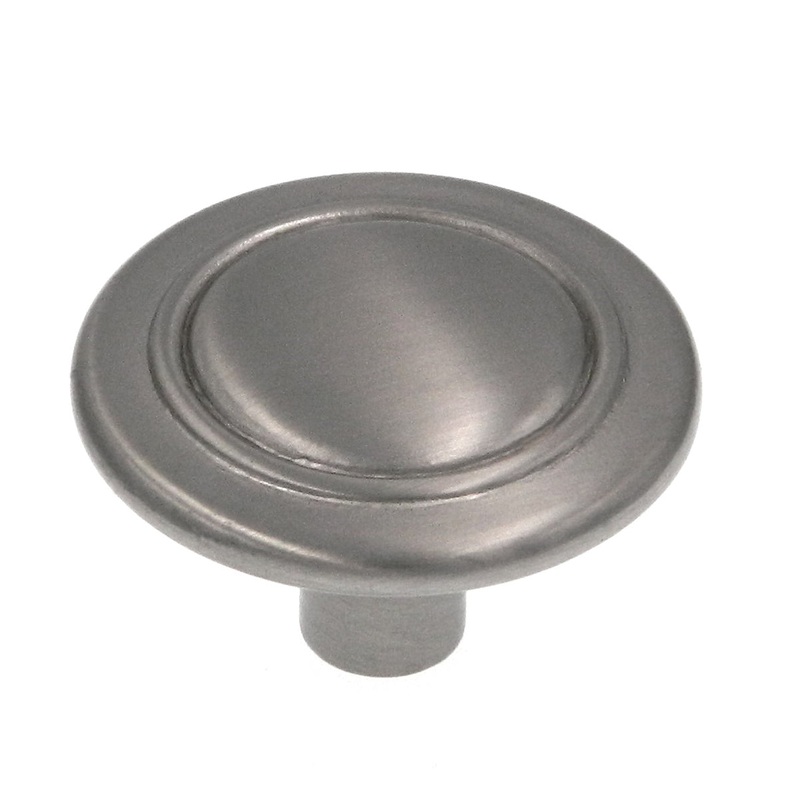 10 Pack Laurey Richmond 55659 Satin Nickel 1 1/4 Disc Cabinet Knob Pulls
