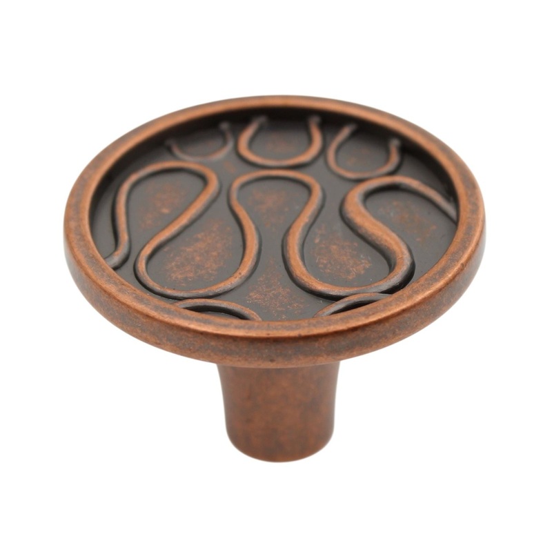 10 Pack Playful Nature Amerock BP26113-WC Weathered Copper 1 1/2 Cabinet Knobs