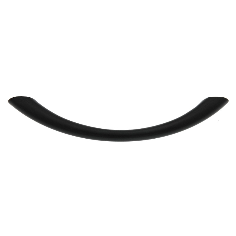 10 Pack Warwick Contemporary Black 3 3/4 (96mm)cc Solid Cabinet Handle Pull DH1027BL