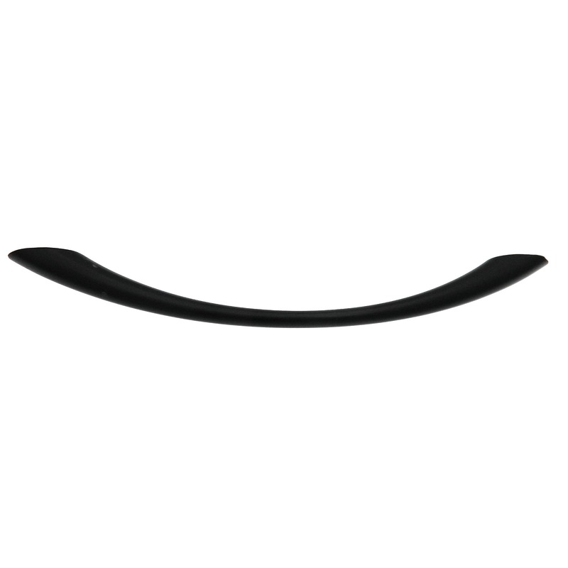 10 Pack Warwick Contemporary Black 6 1/4 (160mm)cc Solid Cabinet Handle Pull DH1022BL