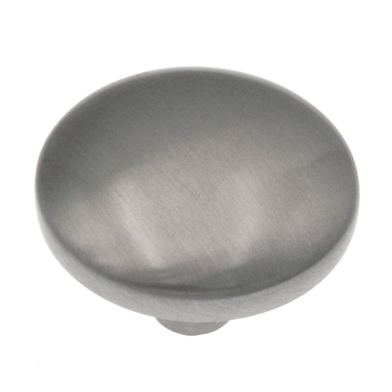 10 Pack Warwick Contemporary Satin Nickel 1 1/4 Dome Cabinet Knob Pull DH1014SN