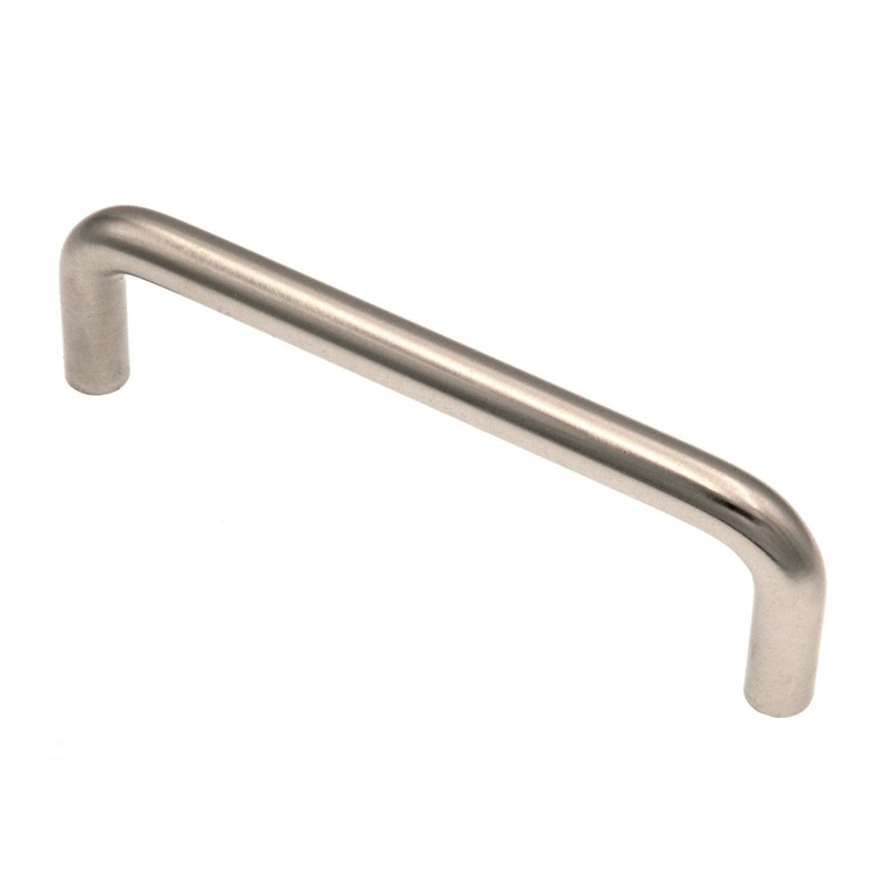 10 Pack Warwick Contemporary Satin Nickel 3 1/2cc Solid Arch Cabinet Wire Pull DH1031SN