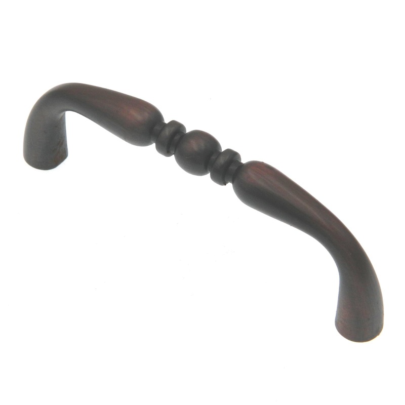 10 Pack Warwick Traditional Oil-Rubbed Bronze 3cc Solid Bead Cabinet Handle Pull DH1011BZ