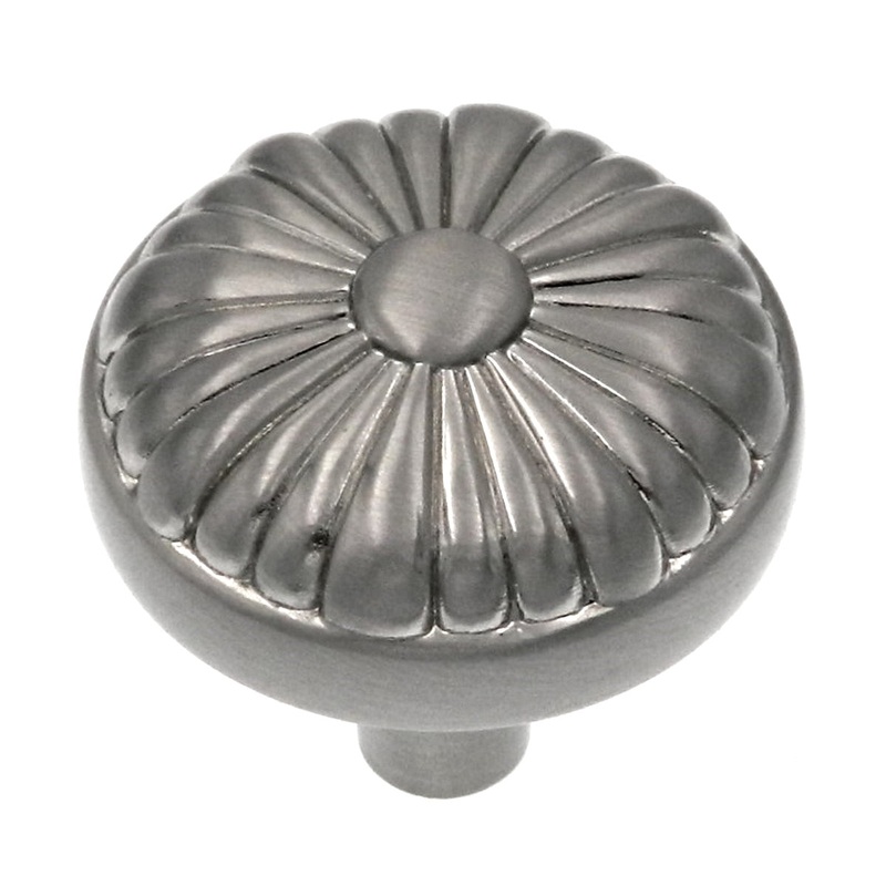 10 Pack Warwick Traditional Satin Nickel 1 1/4 Flower Cabinet Knob Pull DH1013SN