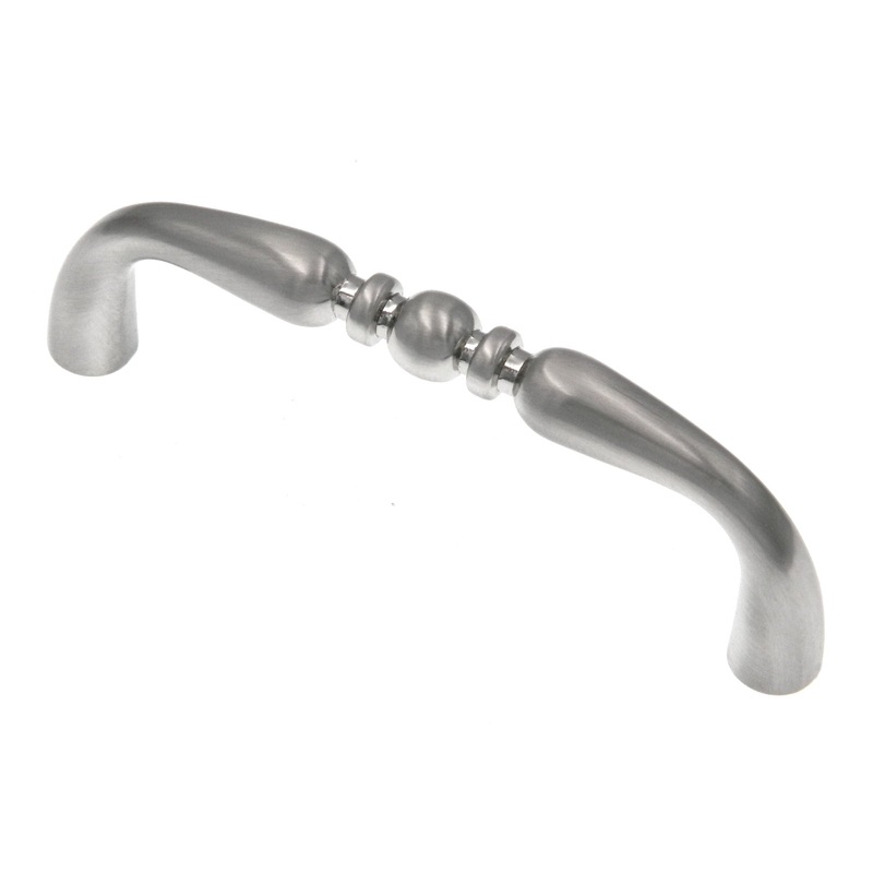 10 Pack Warwick Traditional Satin Nickel 3cc Solid Bead Cabinet Handle Pull DH1011SN