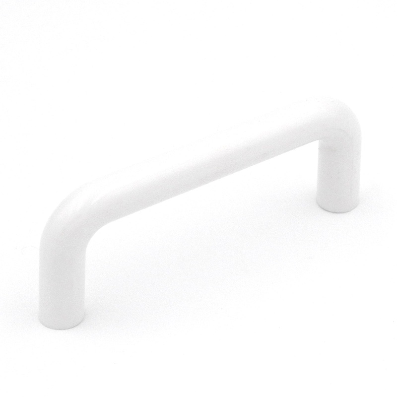 50 Pack of Ultra Designer’s Edge White Plastic 3 cc Wire Pull Handles 98588