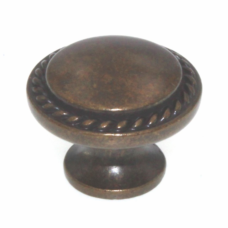 Amerock Allison Burnished Brass 1-3/16 inch Round Cabinet Knob BP53001BB