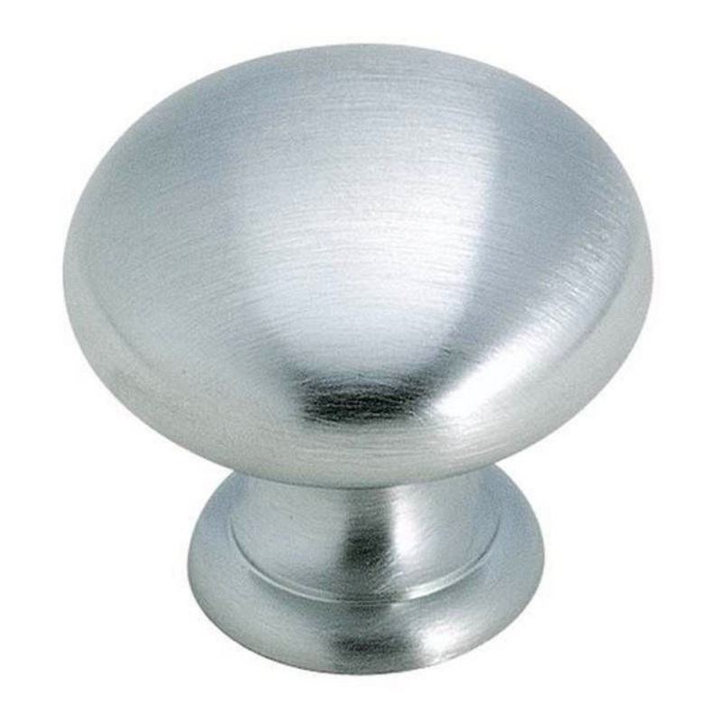 Amerock Brass Classics Brushed Chrome Solid Brass 1 1/4 Cabinet Knob BP1950-26D