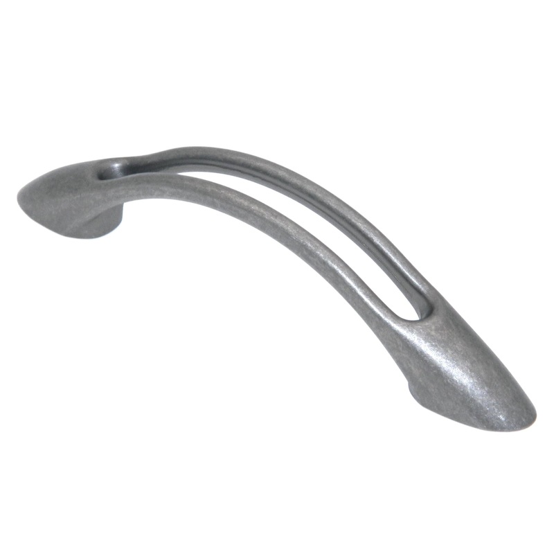 Amerock Essential’Z Weathered Nickel 3 Center to Center Cabinet Handle Pull BP19259-WN