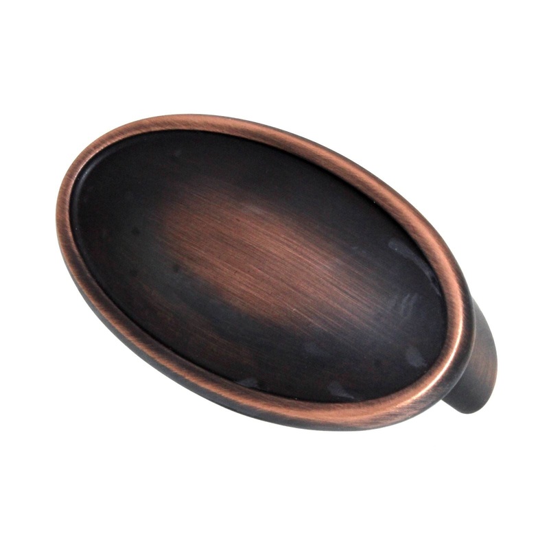Amerock Manor Oil-Rubbed Bronze 3 inch CTC Drawer Cup Pull BP26126ORB