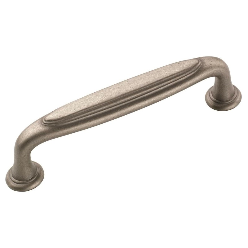 Amerock Mulholland Weathered Nickel 3 3/4 inch (96mm) CTC Handle Pull BP53034WN