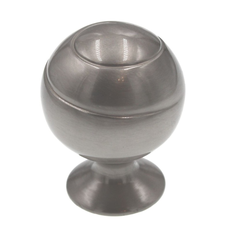 Amerock Swirl’Z Satin Nickel 1-9/16 inch Round Cabinet Knob BP93382G10