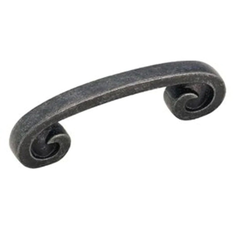 Amerock Swirl’Z Wrought Iron Dark 3 inch CTC Cabinet Handle Pull BP9337WID
