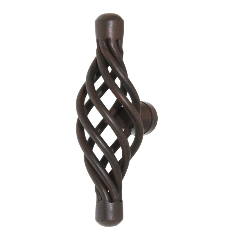 Amerock Village Classics Birdcage Antique Rust Knob 2 9/16 inch BP19321ART