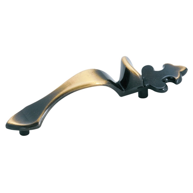 Amerock Allison BP156-AE Antique English 3cc Cabinet Handle Thumb Pitcher Pull