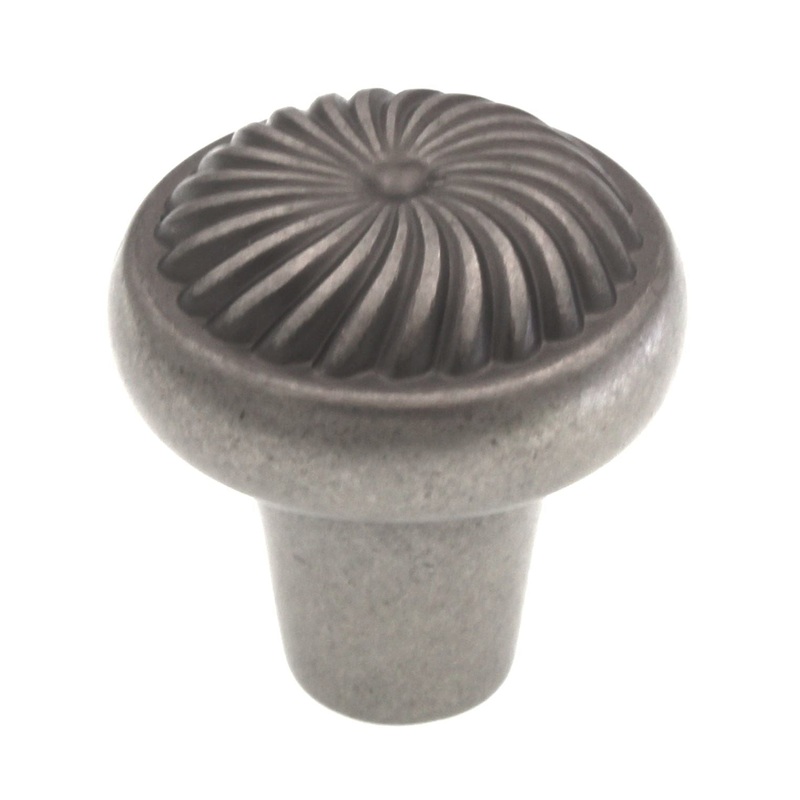 Amerock Cyprus 1 1/4 Weathered Nickel Mushroom Cabinet Knob Pull BP5266-WN