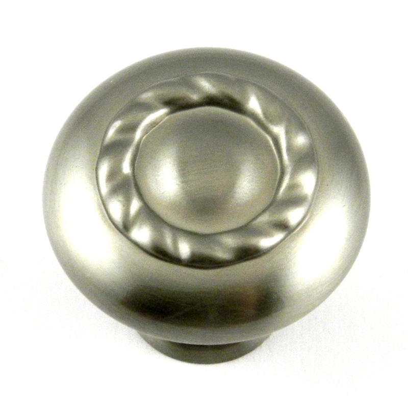 Amerock Inspirations BP1585-G10 Satin Nickel 1 1/4 Rope Cabinet Knob Pull