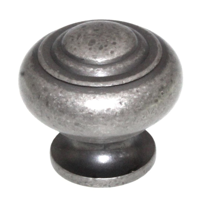 Amerock Inspirations Weathered Nickel 1 3/16 inch Round Cabinet Knob BP4258WN