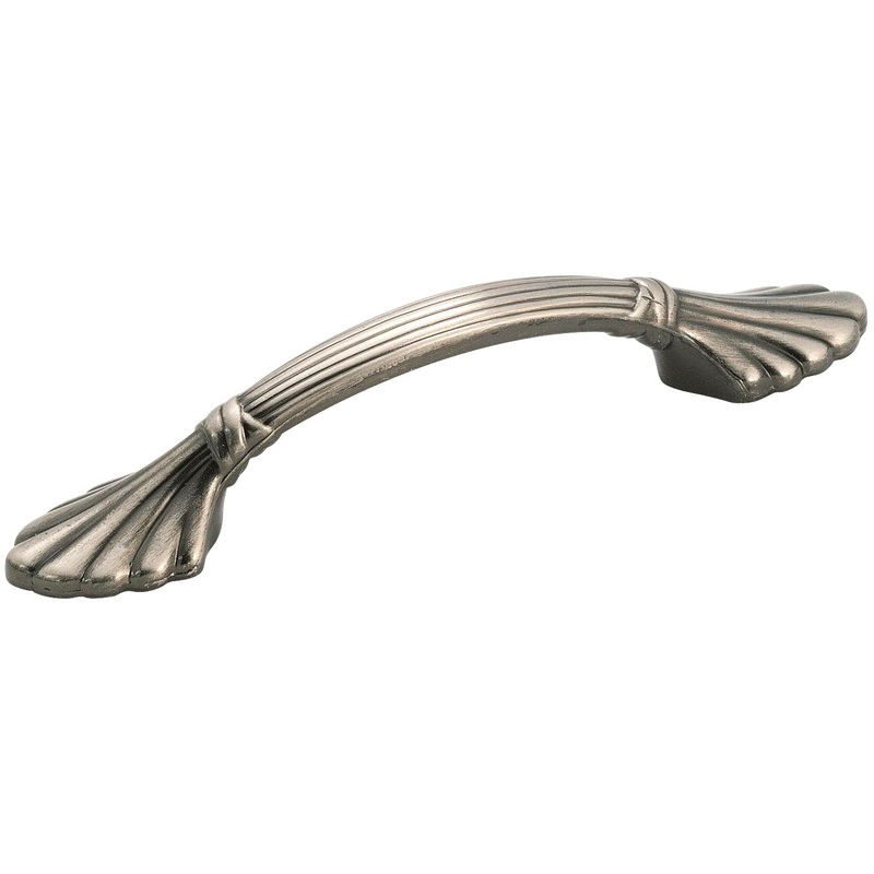 Amerock Natural Elegance Pewter 3 Center to Center Cabinet Handle Pull BP1333PWT