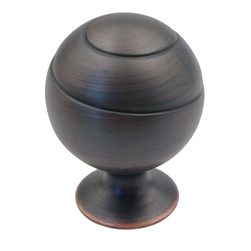 Amerock Swirl’Z Oil-Rubbed Bronze 1 9/16 in Round Cabinet Knob BP93382ORB