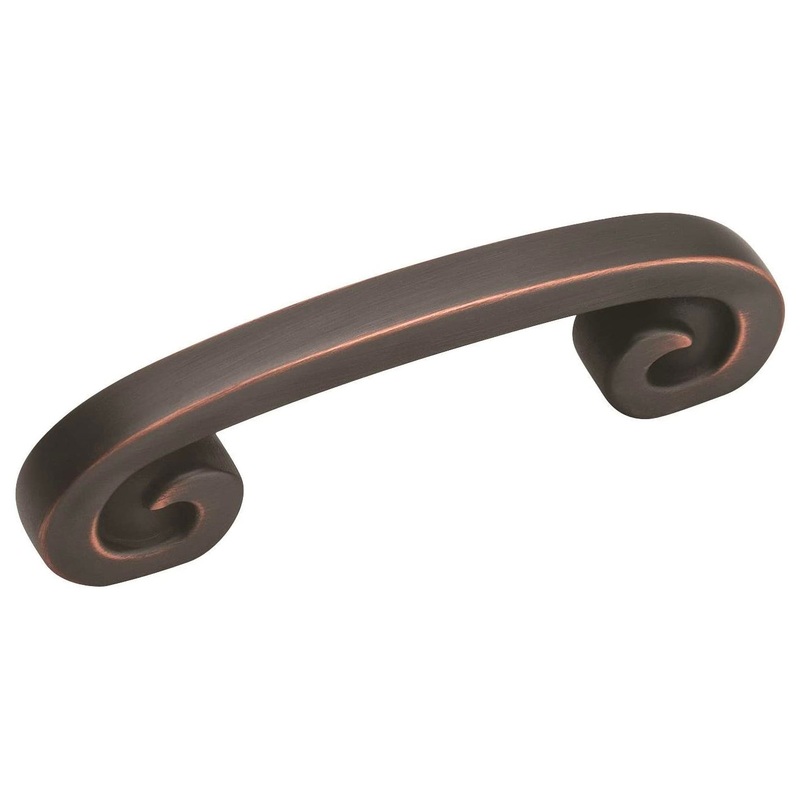 Amerock Swirl’Z Oil-Rubbed Bronze 3 inch CTC Cabinet Handle Pull BP9337ORB