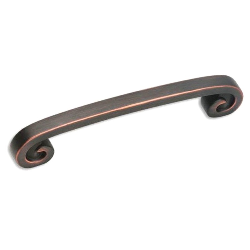 Amerock Swirl’Z Oil-Rubbed Bronze 5 inch (128mm) CTC Cabinet Handle Pull BP19260ORB