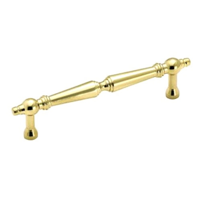 Amerock Traditional Classics BP1455-3 Polished Brass 4 Cabinet Handle Pull