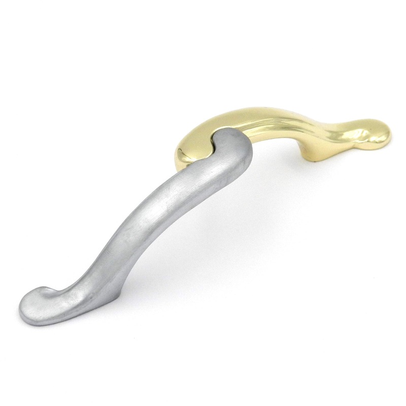 Amerock Yin Yang BP19256-CCB Brushed Chrome 3 Chinese Yin Yang Cabinet Handle Pull