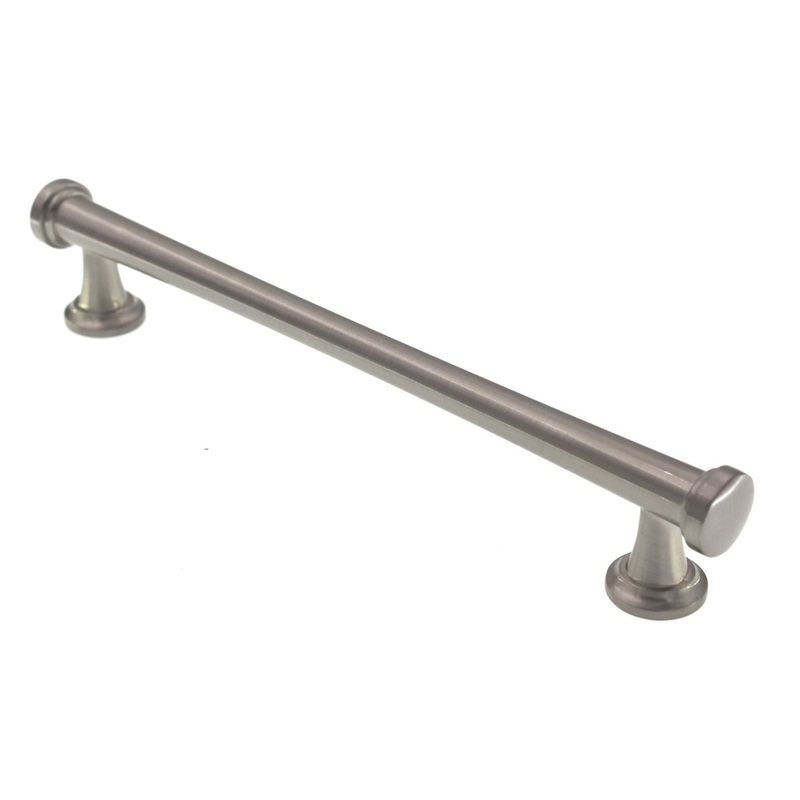Atlas Browning Cabinet Bar Pull 6 1/4 (160mm) Ctr Brushed Nickel 327-BRN