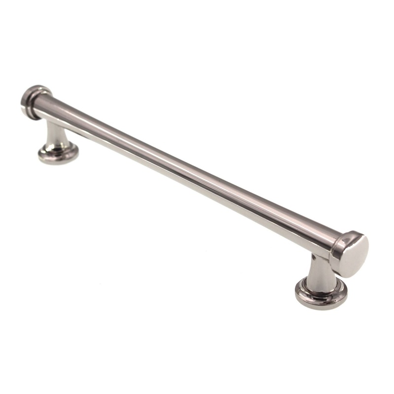 Atlas Browning Cabinet Bar Pull 6 1/4 (160mm) Ctr Polished Nickel 352-PN